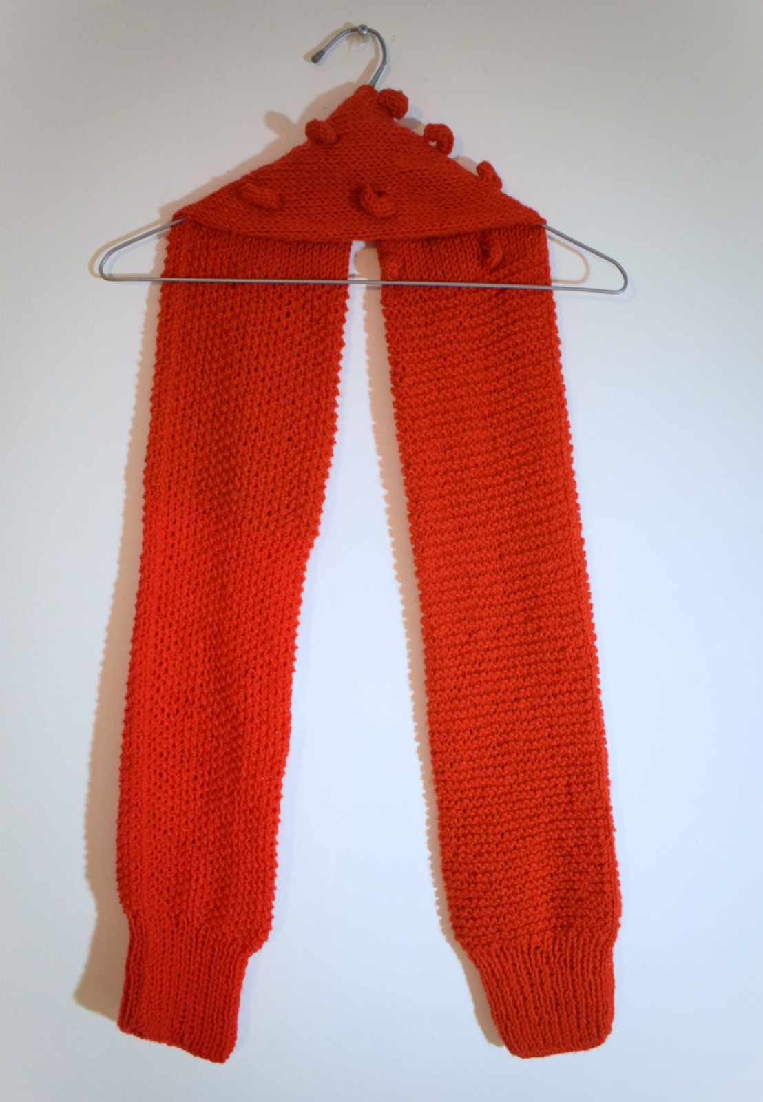 Bufanda Knitwear Tipo Manga – Rojo Silvestre - Image 2