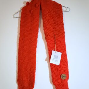 Bufanda Knitwear Tipo Manga – Rojo Silvestre